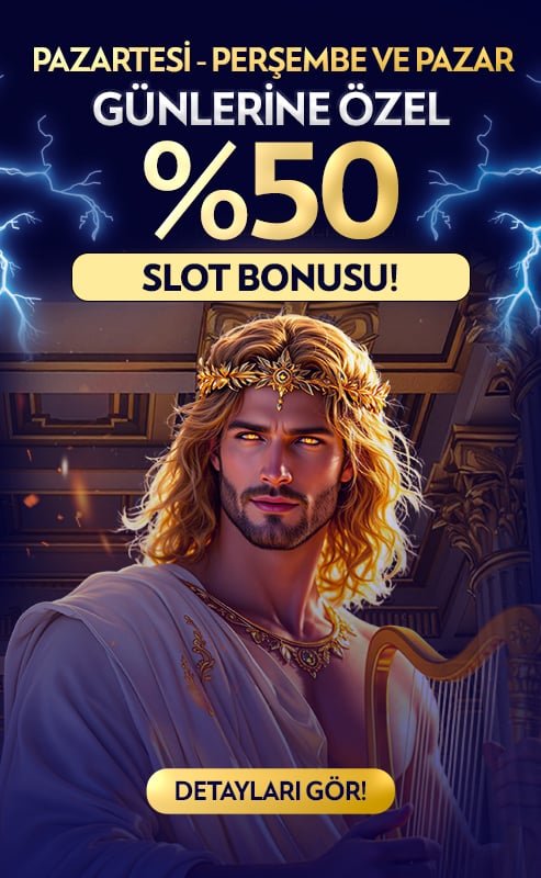 %50 SLOT BONUSU !